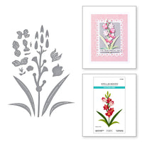 Layered Gladiolus Etched Dies