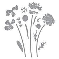 Layered Wildflowers Etched Dies
