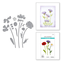 Layered Wildflowers Etched Dies