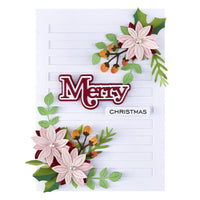 Christmas Foliage Etched Dies