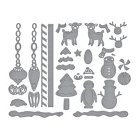 Chiming Christmas Etched Dies