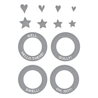Frame & Sentiments Etched Dies