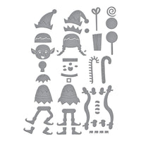 Santa's Elves Etched Dies