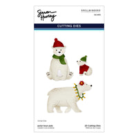 Polar Bear Pals Etched Dies