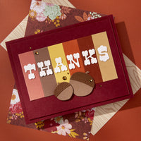 Autumn Alpha Etched Dies