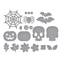 Autumn & Halloween Embellishments Etched Dies