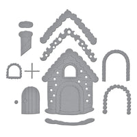 Gingerbread House Etched Dies