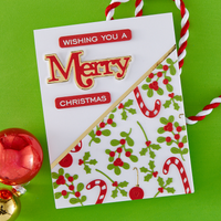 Classic Mouse Christmas Embellishments Etched Dies