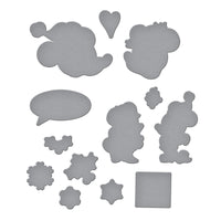 Say Cheese Classic Mouse Christmas Etched Dies