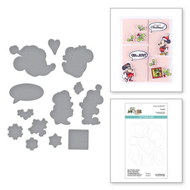 Say Cheese Classic Mouse Christmas Etched Dies