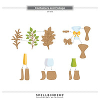 Containers and Foliage Etched Dies