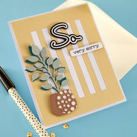 So Amazing Sentiments Clear Stamp & Die Set