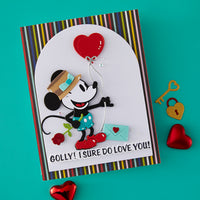 Classic Mouse Love Etched Dies