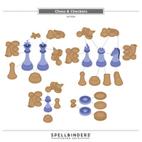 Chess & Checkers Etched Dies