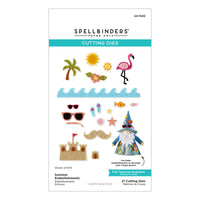 Summer Embellishments Etched Dies