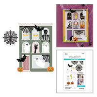 Halloween City Holiday Decorations Etched Dies