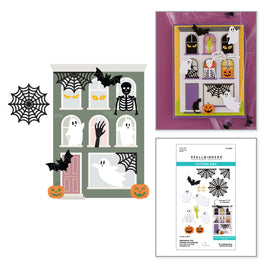 Halloween City Holiday Decorations Etched Dies