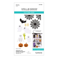 Halloween City Holiday Decorations Etched Dies