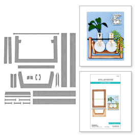 Propagation Garden Frames Etched Dies by Annie Willis