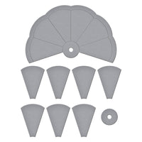 Color Swatch Wheel Etched Dies from the ColorWheel Swatch Party Collection