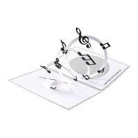 Musical Notes & Stave Pop-Up Etched Dies