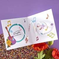 Musical Notes & Stave Pop-Up Etched Dies