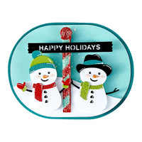 North Pole Sentiments Etched Dies