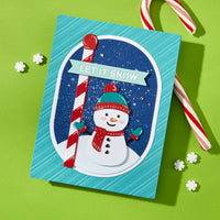 North Pole Sentiments Etched Dies