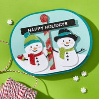 North Pole Sentiments Etched Dies
