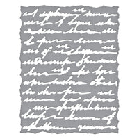 Deckled Edge Script Etched Dies