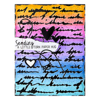 Deckled Edge Script Etched Dies