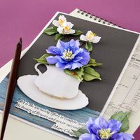 Clematis Poet Etched Dies