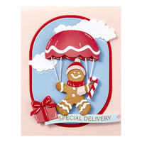 Gingerbread Delivery Etched Dies