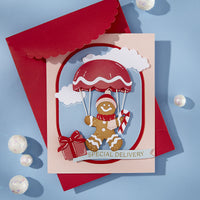 Gingerbread Delivery Etched Dies