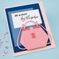 Designer Purse Etched Dies