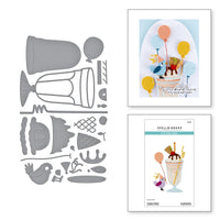 Fountain Wishes Etched Dies