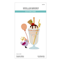 Fountain Wishes Etched Dies