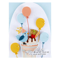 Fountain Wishes Etched Dies