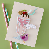 Fountain Wishes Etched Dies