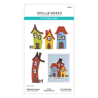 Whimsical Houses Etched Dies