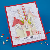 Whimsical Houses Etched Dies