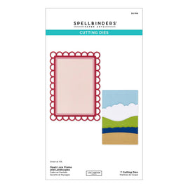 Open Lace Frame and Landscapes Etched Dies