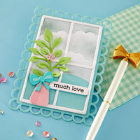 Open Lace Frame and Landscapes Etched Dies