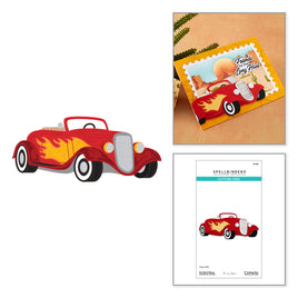 Hot Rod Flames Etched Dies