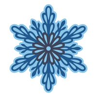 Layered Snowflakes Etched Dies