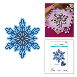 Layered Snowflakes Etched Dies
