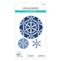 Snowflake Wreath Etched Dies