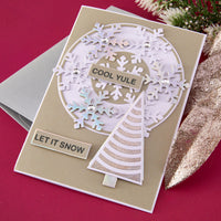 Snowflake Wreath Etched Dies