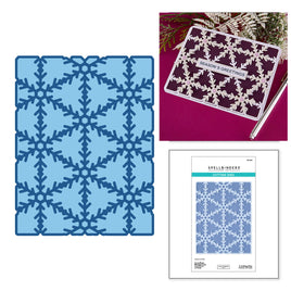 Snowflake Background Etched Dies