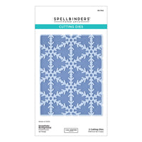 Snowflake Background Etched Dies